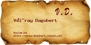 Váray Dagobert névjegykártya